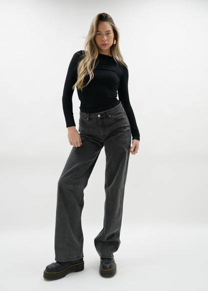 Low waist jeans dark grey (tall)