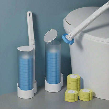 🚽 Last Day Special Price £8.78!!!⚡ Disposable Toilet Cleaning System – Hygienic One-Click Cleaning, No Residue Left, Easy to Use & Disposable 🧼