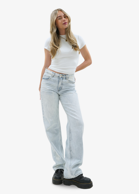 Low waist jeans light washed blue (tall)