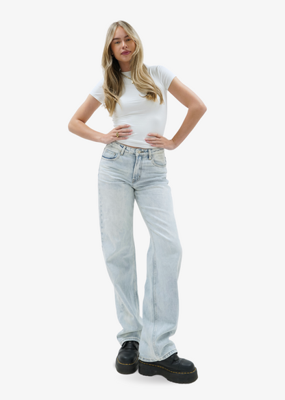 Low waist jeans light washed blue (tall)