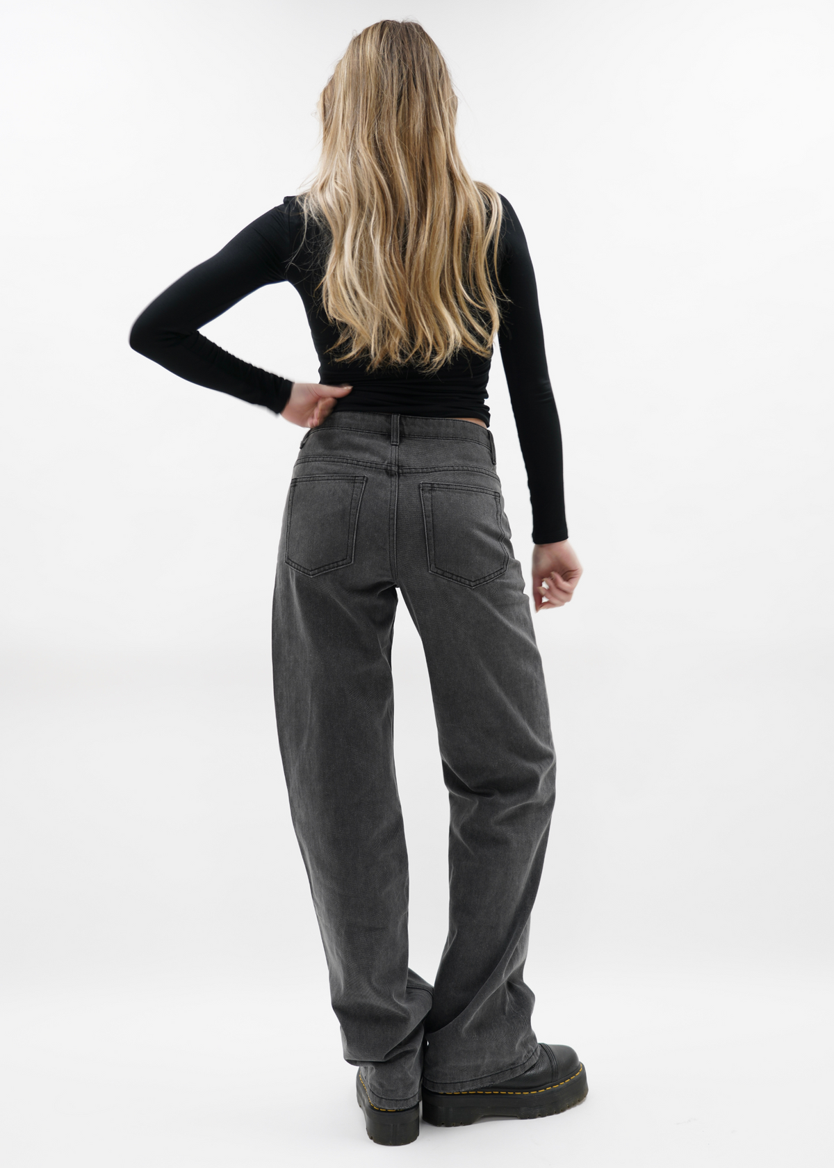 Low waist jeans dark grey (tall)
