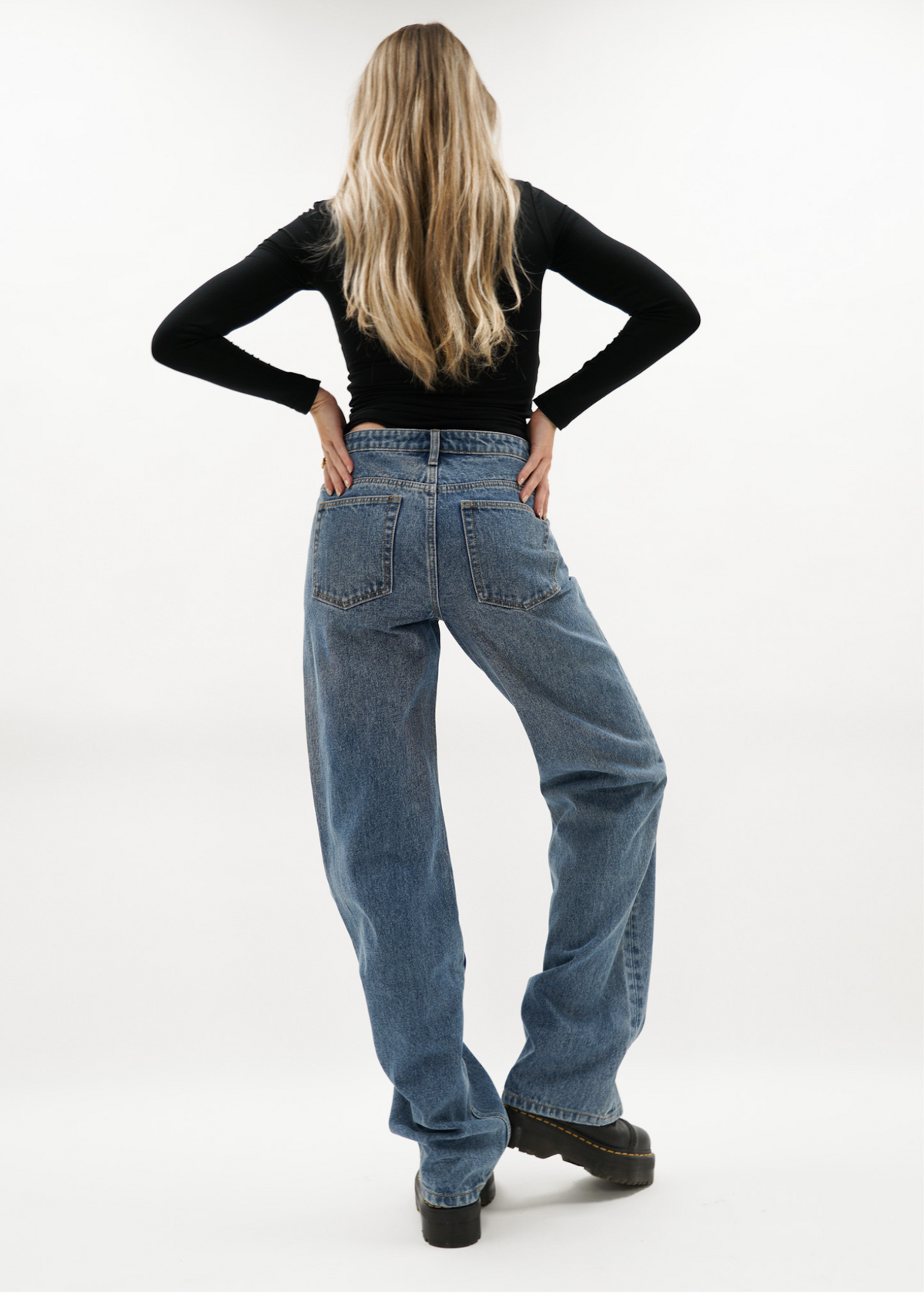 Low waist jeans dark blue (tall)