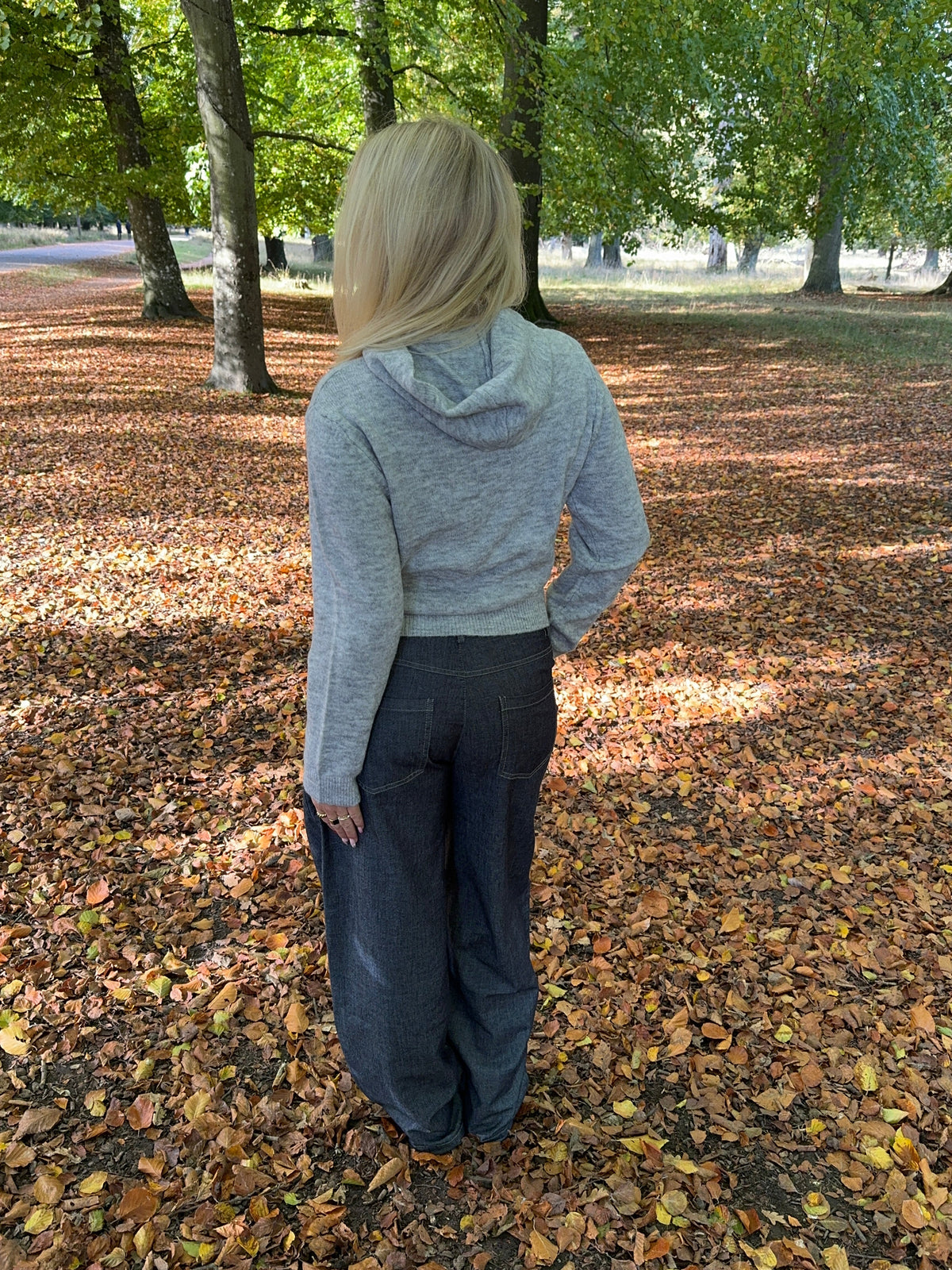 Tilly knitted hoodie - Grey