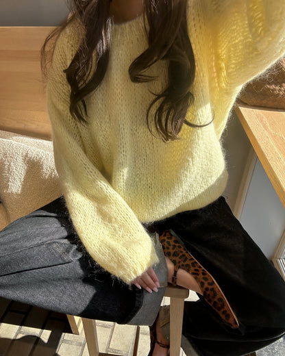 Genevieve oversized knit - Yellow