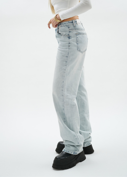 Low waist jeans light washed blue (tall)