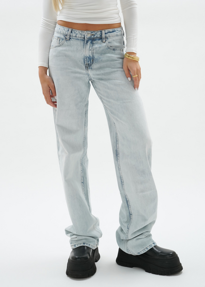 Low waist jeans light washed blue (tall)