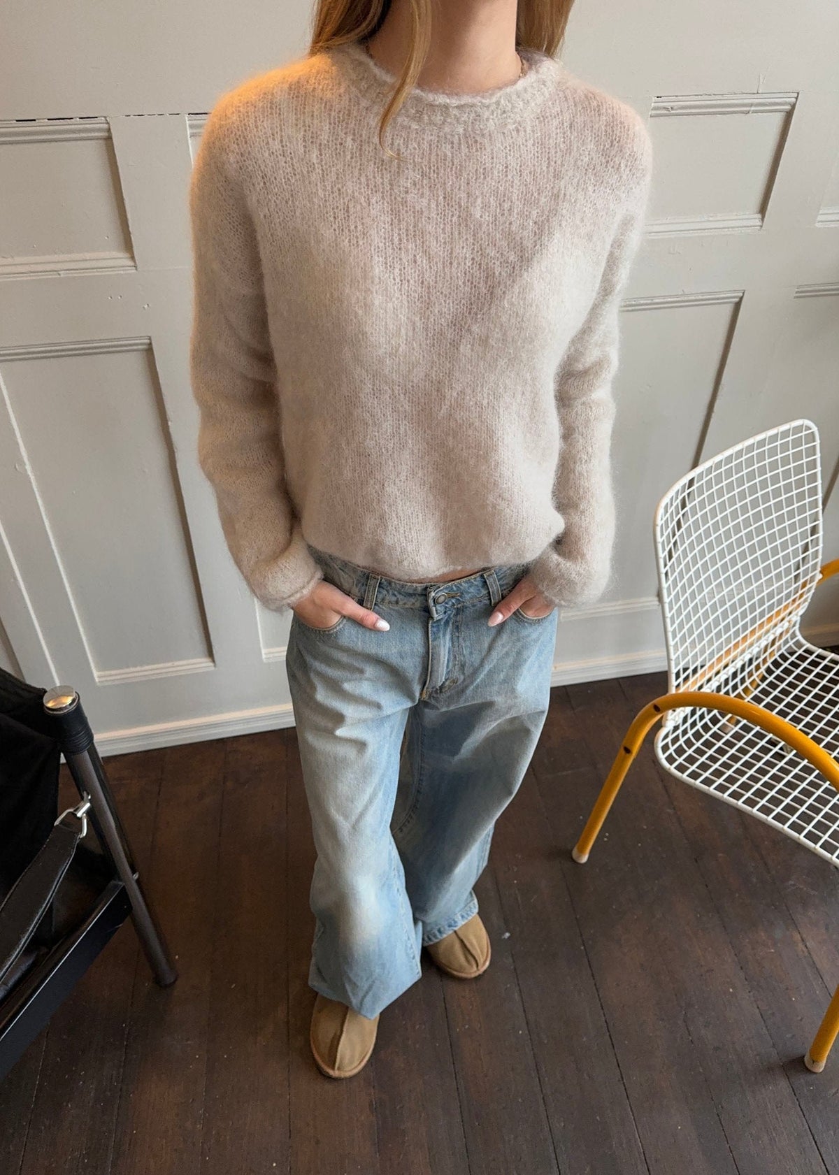 Elara mohair knit - Beige