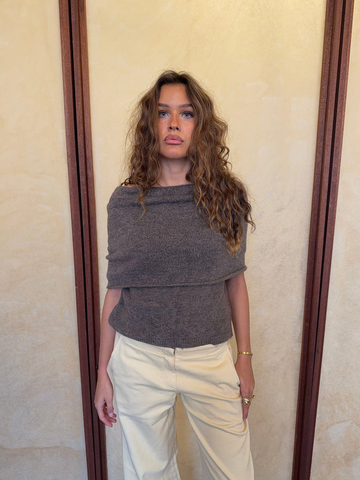 Bolivia multi knit - Taupe