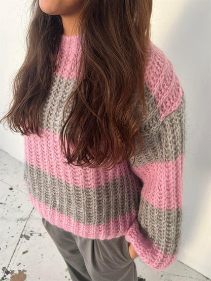 Mathilde & Anna - Knit Pink/grey