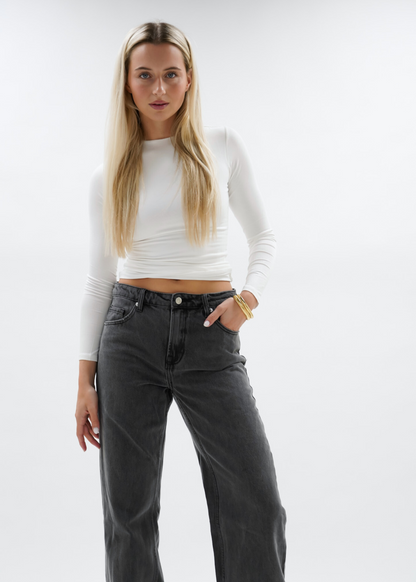Low waist jeans dark grey (tall)