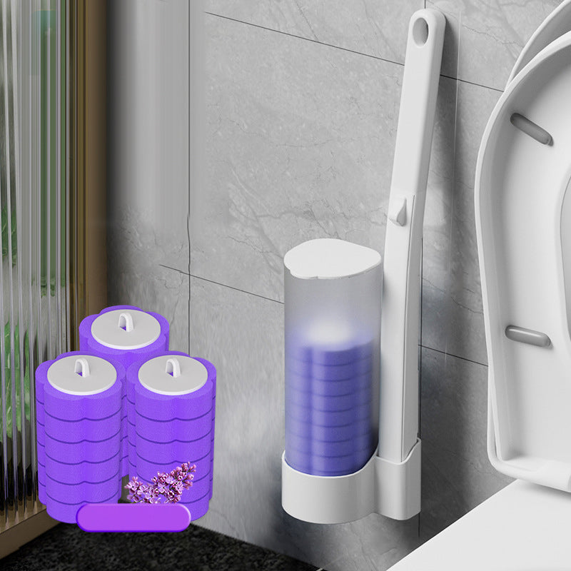 🚽 Last Day Special Price £8.78!!!⚡ Disposable Toilet Cleaning System – Hygienic One-Click Cleaning, No Residue Left, Easy to Use & Disposable 🧼