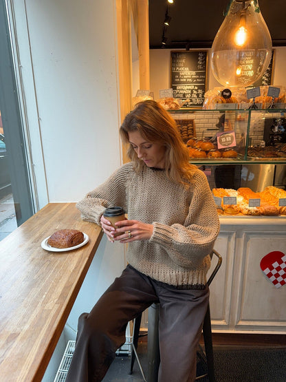 Lilou knit - Beige/brown