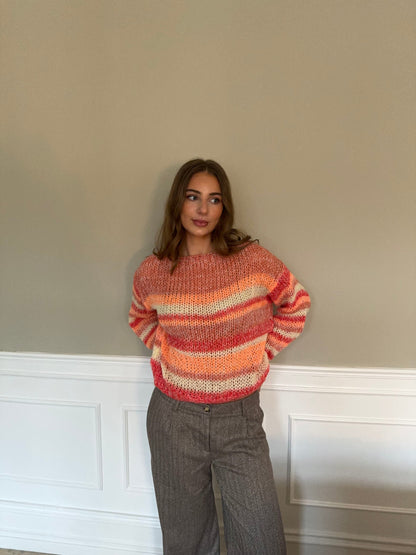 Helin knit - Red/orange