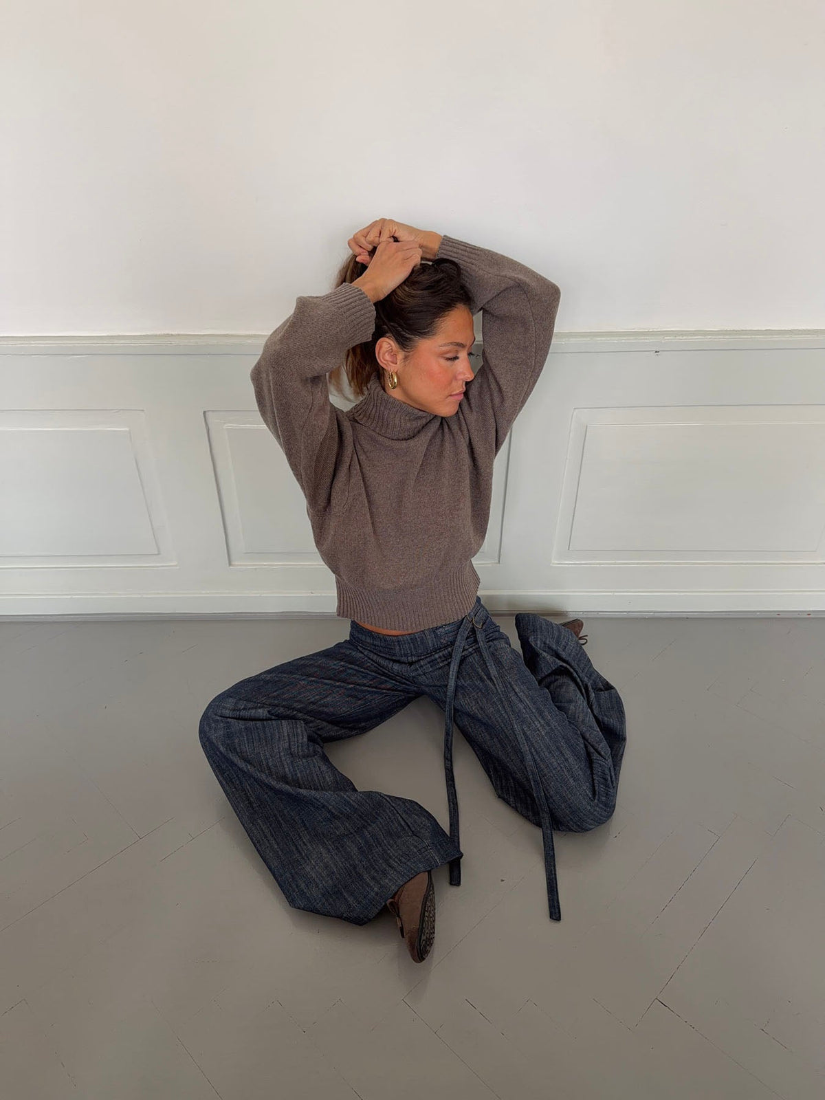 Vivina turtleneck - Brown