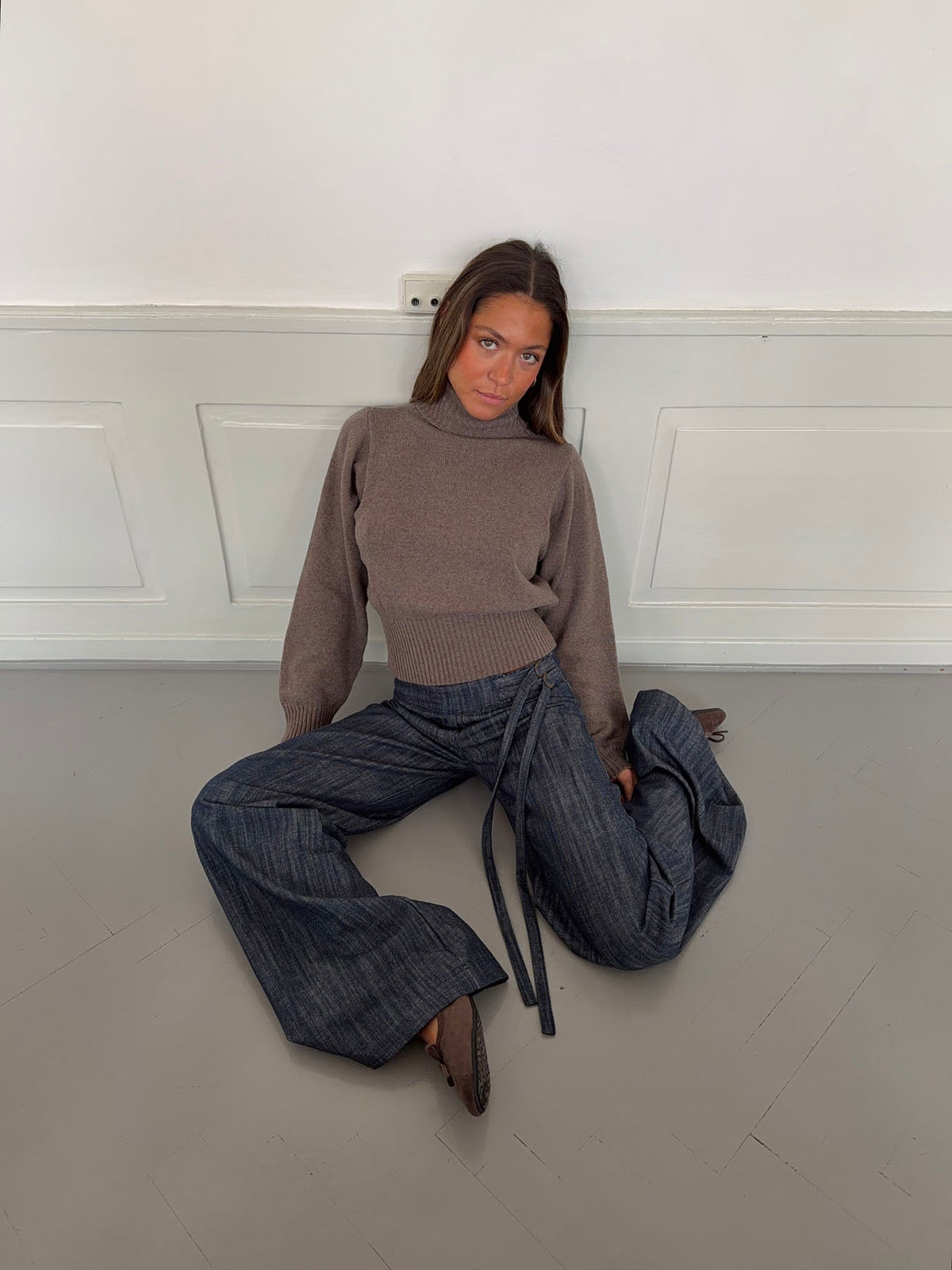 Vivina turtleneck - Brown